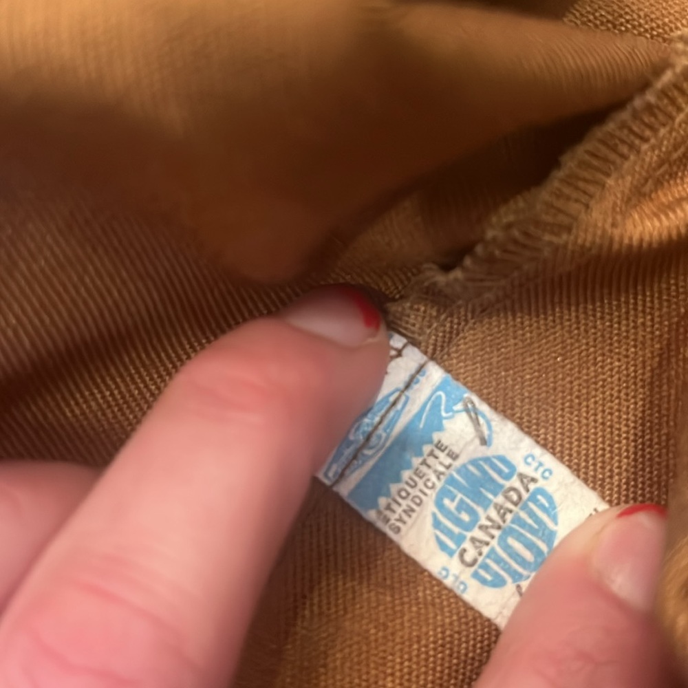 Vintage tan skirt - Picture 7 of 7